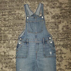 Old Navy Denim Distressed Overalls || XL EUC